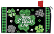 [Scattered Shamrocks Large Mailbox Cover]