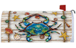 [Blue Crab Welcome Mailbox Cover]