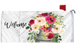 [Milk Can Flowers Mailbox Cover]