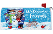 [Truch & Snowman Mailbox Cover]