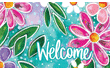 [Fantastic Flowers Large Mailbox Cover]