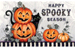 [Cat & Pumpkins Large Mailbox Cover]