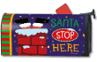 [Santa Stop Here Mailbox Cover]