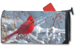 Cardinal In Snow Mailbox Cover