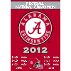 University of Alabama 2012 Football National Champions banner