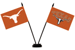 [University of Texas Desk Flag Set]