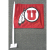 [University of Utah Car Flag]