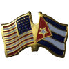 [U.S. & Cuba Flag Pin]