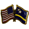 [U.S. & Curacao Flag Pin]