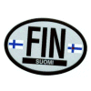 [Finland Oval Reflective Decal]