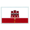 [Gibraltar Flag Reflective Decal]