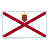 [Jersey Flag Reflective Decal]