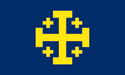 [Jerusalem Cross (Blue) Flag]