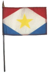 Saba Desk Flag