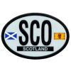 [Scotland Cross (Old) Oval Reflective Decal]