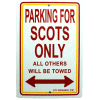 [Scotland Lion Parking Sign]
