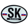 [Slovakia Oval Reflective Decal]