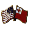 [U.S. & Tonga Flag Pin]