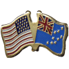 [U.S. & Tuvalu Flag Pin]