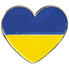 [Ukraine Heart Pin]