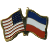 [U.S. & Yugoslavia Flag Pin]