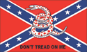 [Confederate Don't Tread On Me Flag]