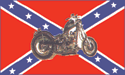 [Confederate w/Motorcycle Flag]