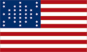 [U.S. 33 Star Ft. Sumter 2nd Day Flag]