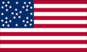 [U.S. 34 Star St. Andrew Flag]