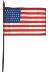 U.S. 46 Star Desk Flag
