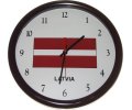 [Latvia Flag Wall Clock]