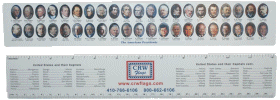 43 Presidents Ruler
