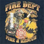 Fire Department - Fire Rescue Tee Shirt
