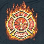 Fire Rescue Tee Shirt