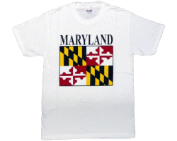 Maryland Flag Tee Shirts - CRW Flags Store in Glen Burnie, Maryland