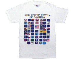 State Flags Design No. 1 Tee Shirt