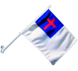 [Christian Car Flag]