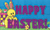 Happy Easter Bunny/Basket Flag