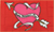 Happy Valentine's Day Ribbon Flag