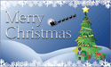 [Merry Christmas Tree Flag]