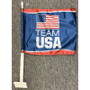 [Olympic Team USA Car Flag]
