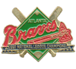 [1991 National League Champs Braves Pin]