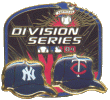 [2004 American League Division Series Twins vs. Yankees Pin]