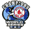 [2004 World Series Champs Globe Red Sox Pin]