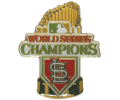 [2011 World Series Champs Trophy Cardinals Pin]