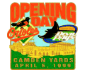 [1999 Orioles Opening Day Pin]