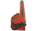 Orioles No. 1 Fan Hand pin