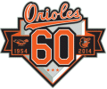 Orioles 60th Anniversary pin