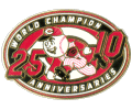 [Reds 25th and 10th World Series Anniversaries Pin]
