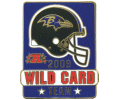 2009 Baltimore Ravens Wild Card pin